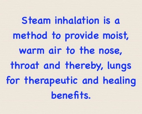 steam inhalation